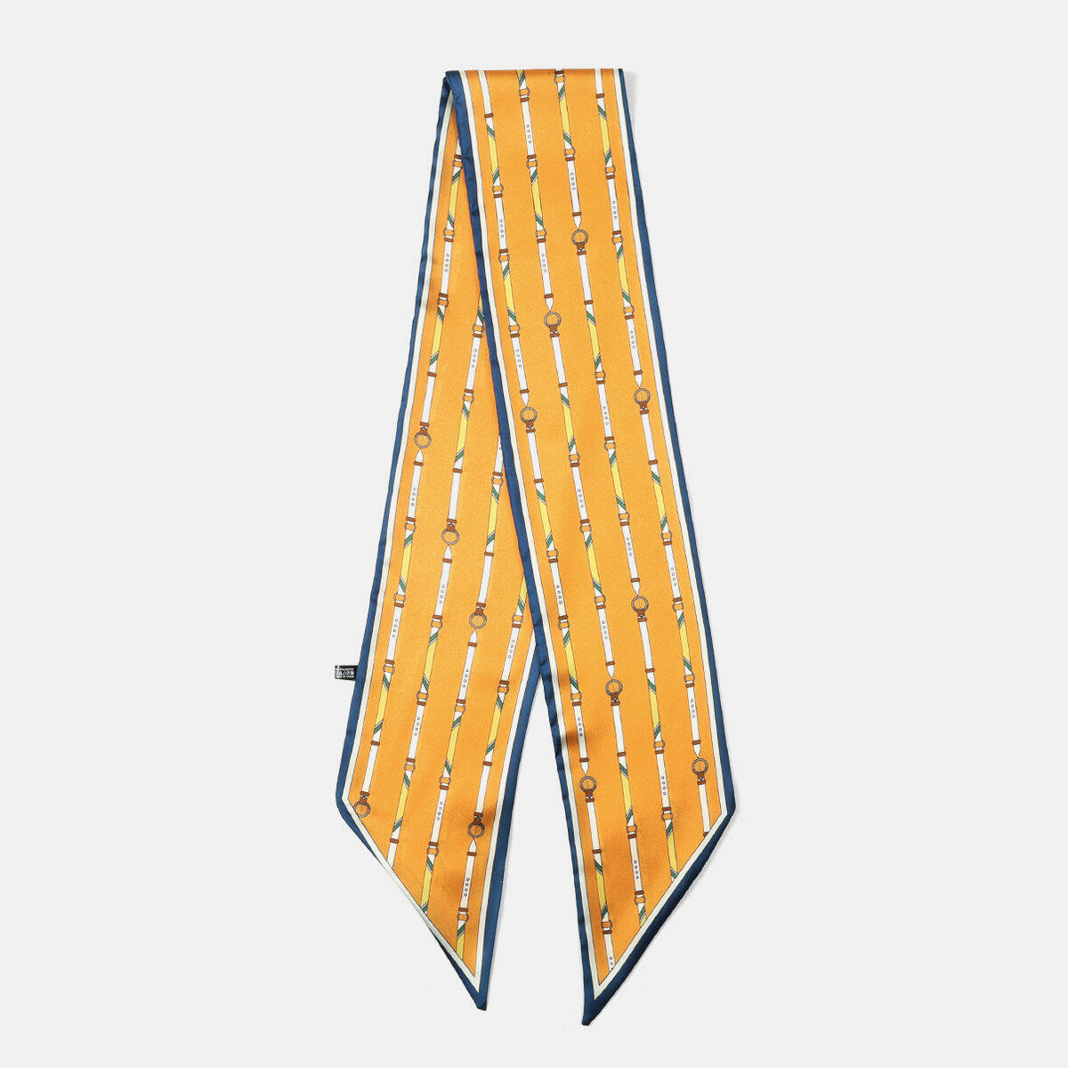 Romantic Series Orange  Elegant Flower  Polka Dots Plant Women's Summer Scarves 