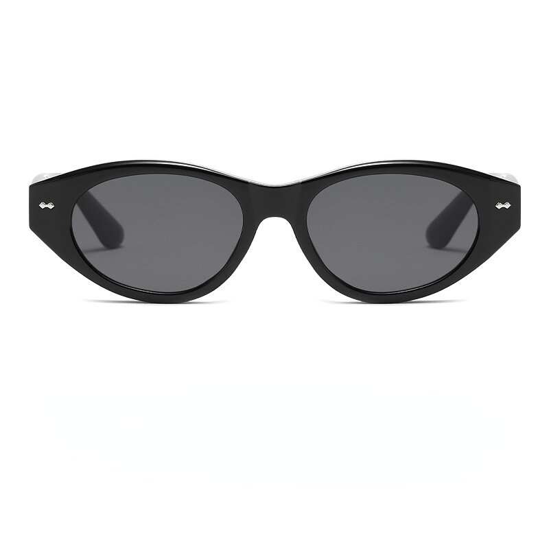 Simple Series Retro Mixed Color Gradient Color Women's Sunglasses