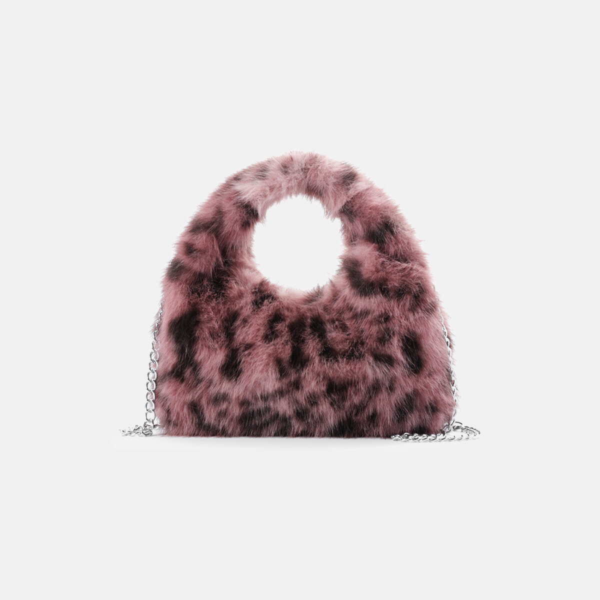 1 Piece Luxurious  Casual Leopard Print  Furry Women's Handbags 2