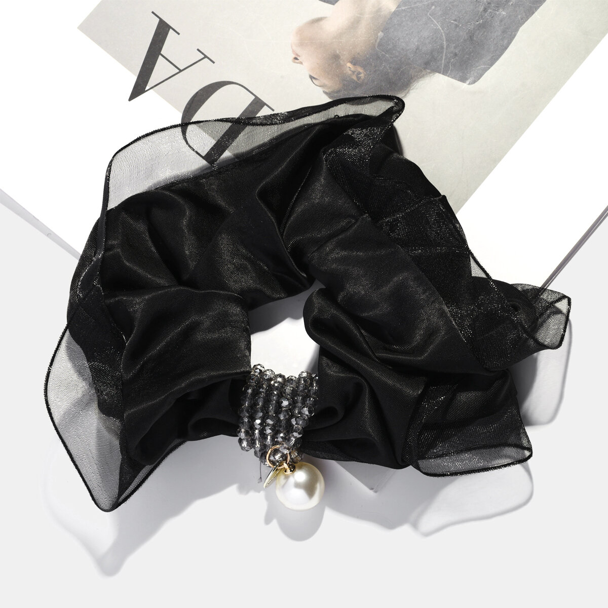 Simple Series Simple Solid Color Polyester Women's Scrunchies Picture2