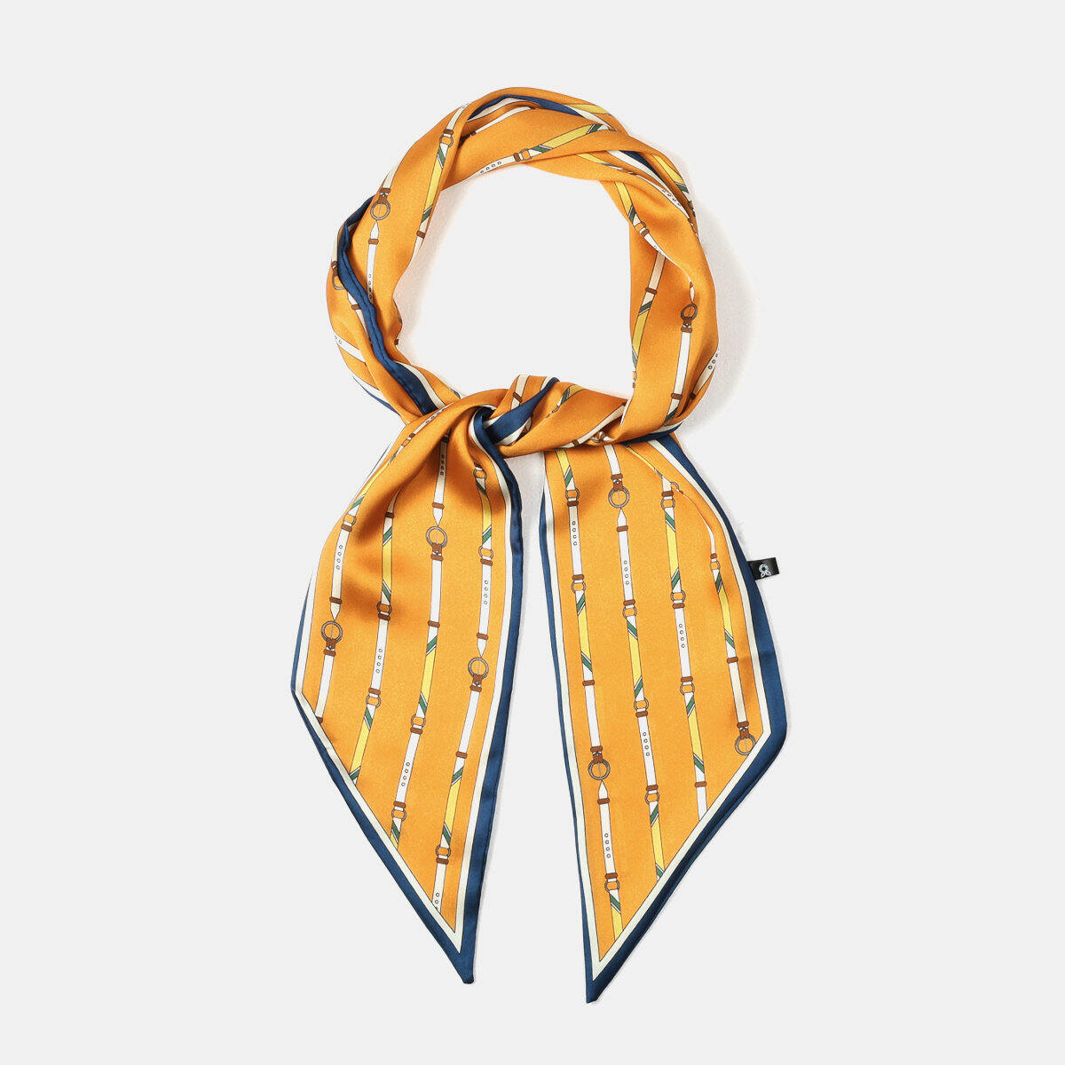 Romantic Series Orange  Elegant Flower  Polka Dots Plant Women's Summer Scarves h5 Picture2