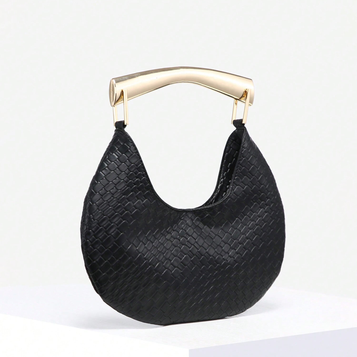 Simple Series Retro Woven Pu Women's Handbags h5 Picture2