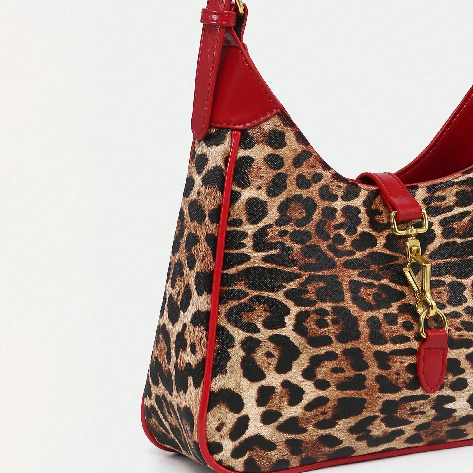 Simple Series Retro Leopard Print Pu Women's Shoulder Bags Picture4