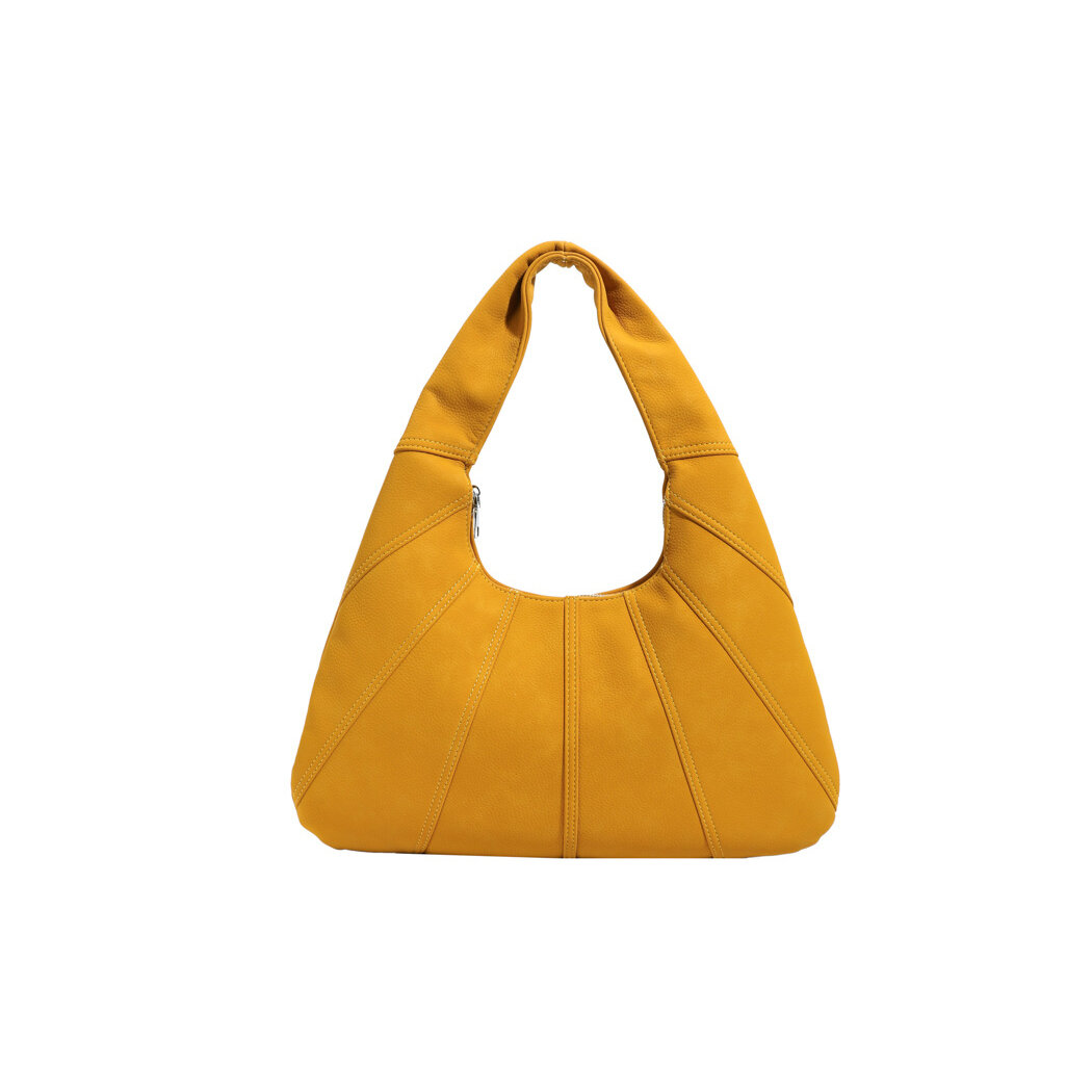 Minimalism Casual Solid Color Lines Pu Women's Shoulder Bags