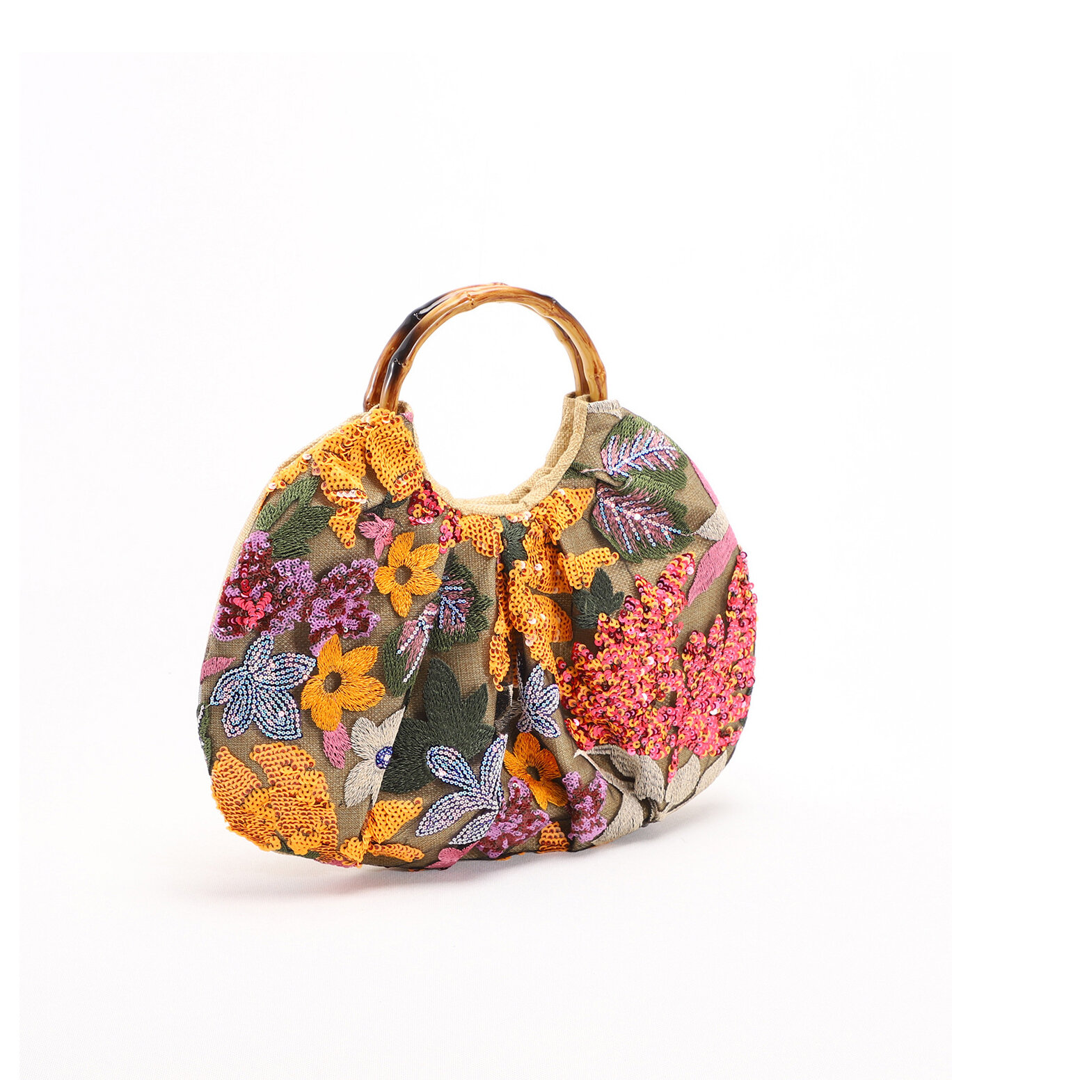 Luxurious Series Sweet Flower Sequin Beads  Women's Handbags（flower patterns are cut randomly）