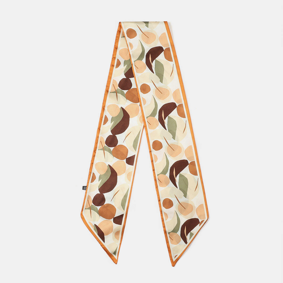 Romantic Series Orange Elegant Mixed Color Polyester Women's Summer Scarves h5 Picture3