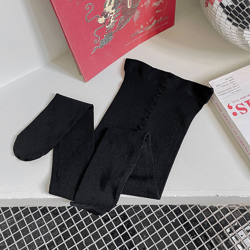 1 Piece  Fashion Show Diamond Diamond Knit Women's  Tights h5 