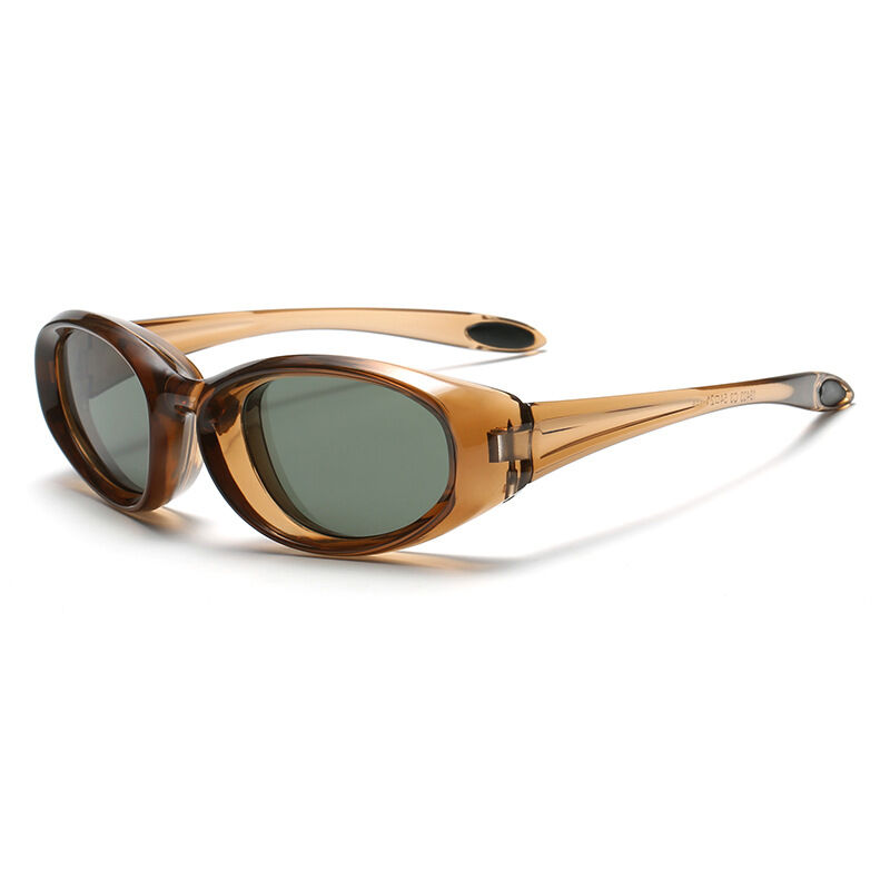 Luxurious  Retro Solid Color Gradient Color Women's Sunglasses