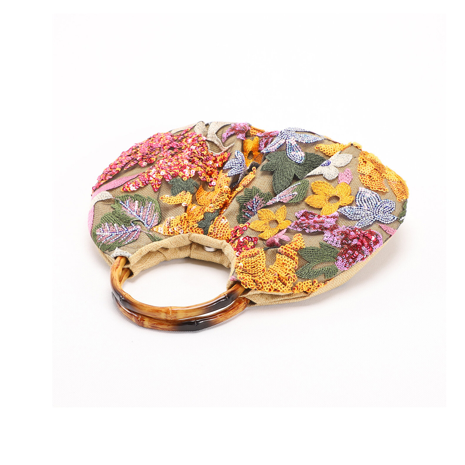 Luxurious Series Sweet Flower Sequin Beads Women's Handbags(flower patterns are cut randomly) h5 Picture3