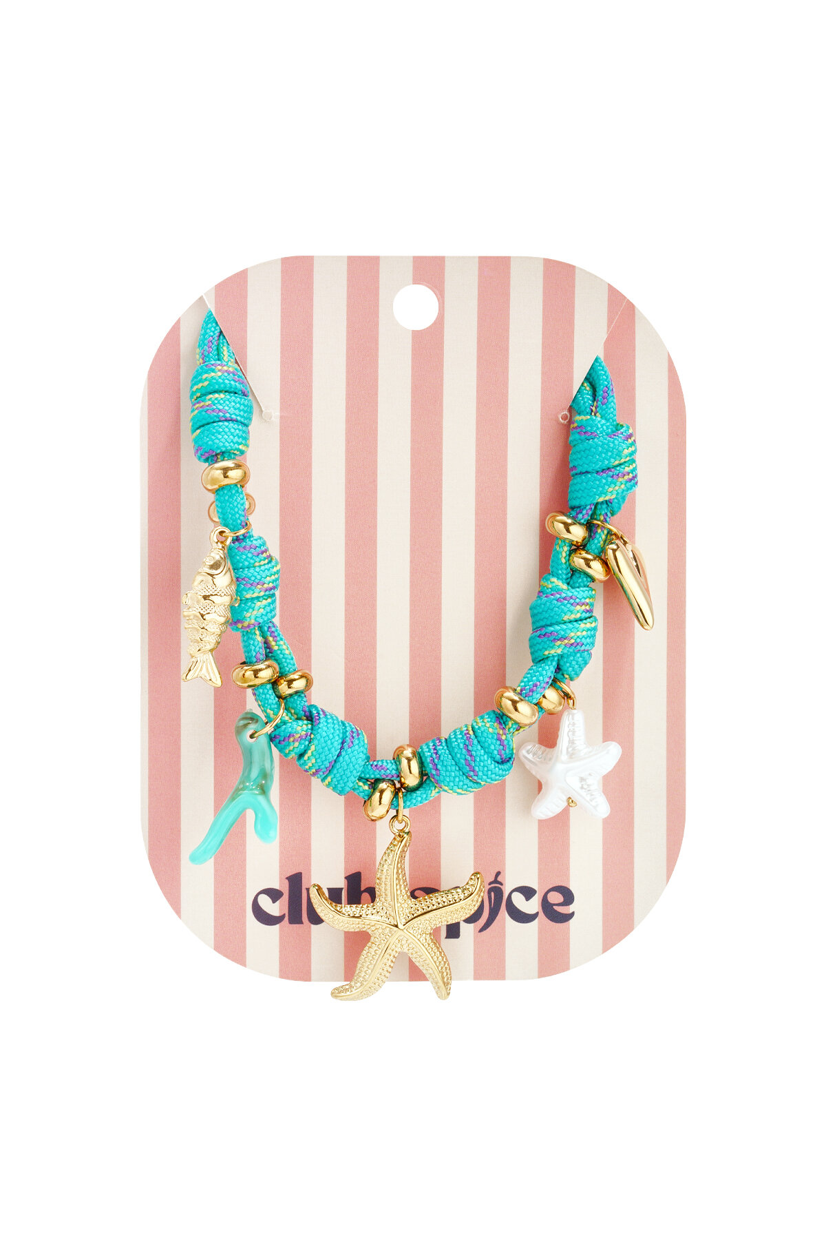 Rope chain with knots and starfish charms Picture4
