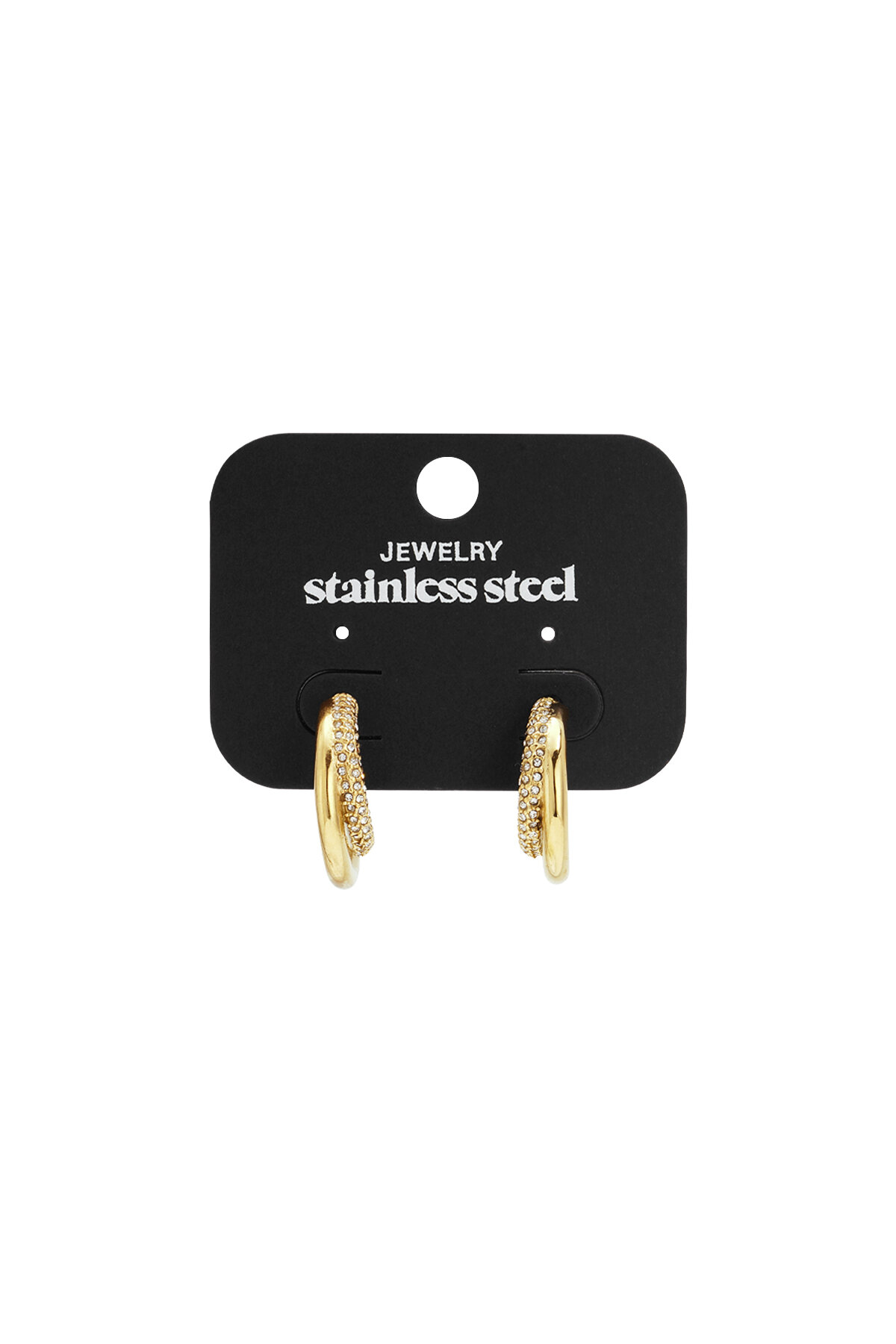 Stainless Steel Hoop Earrings circle Casual Daily Simple Series Women's jewelry Picture6