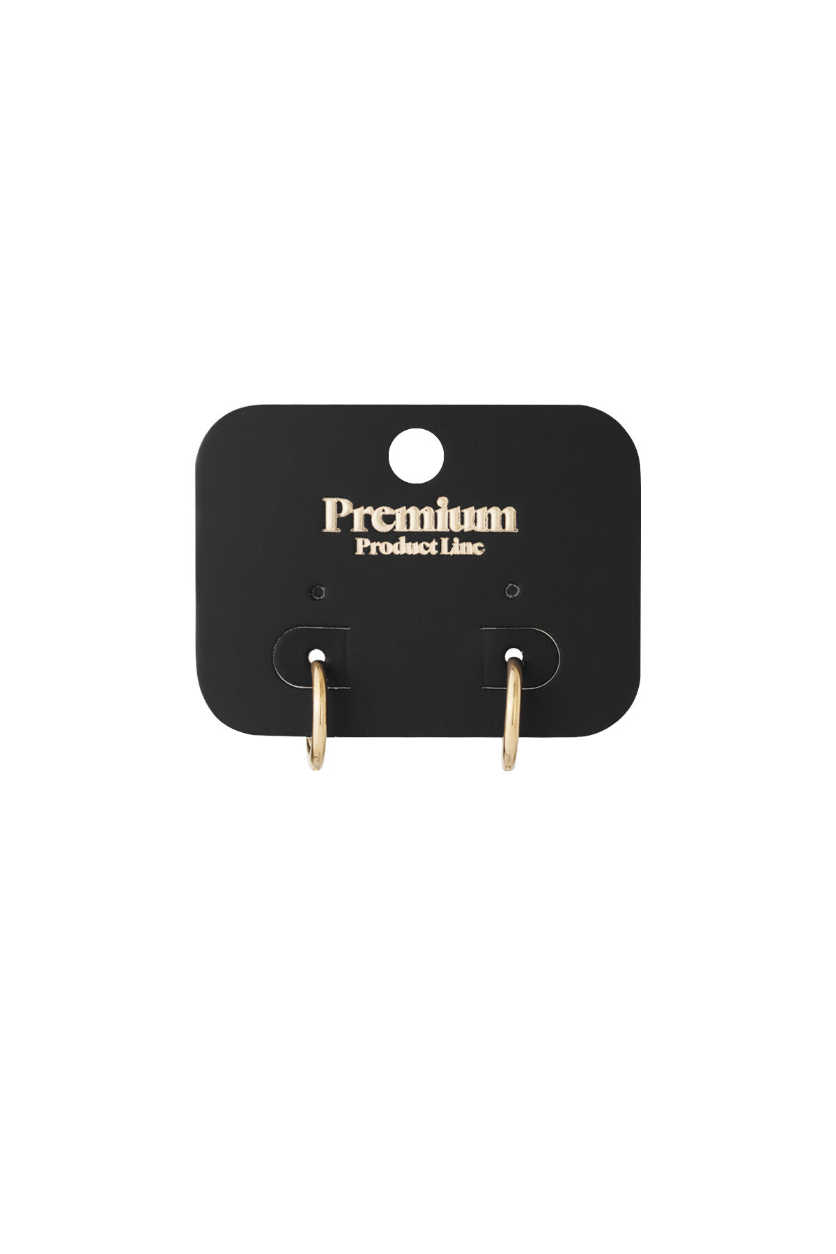 Creoli semplici M Gold Stainless Steel Immagine5