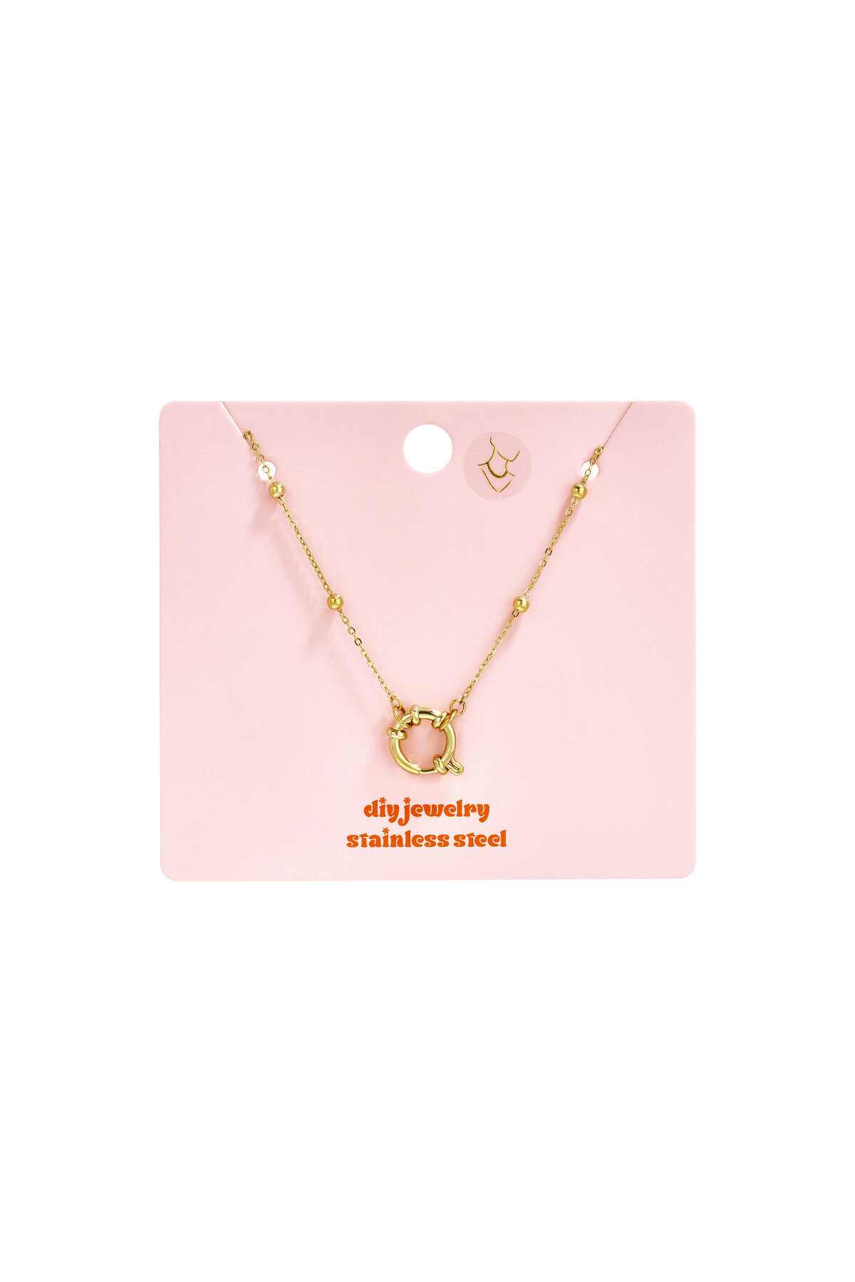Edelstahl Kette Halsketten Kette DIY Täglich Einfache Serie frauen schmuck h5 Bild5