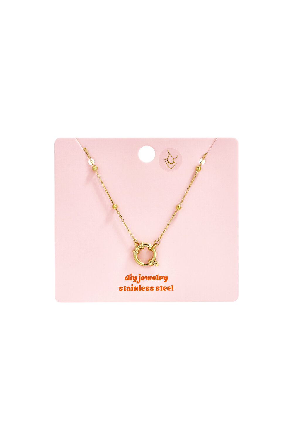 Edelstahl Kette Halsketten Kette DIY Täglich Einfache Serie frauen schmuck h5Bild5