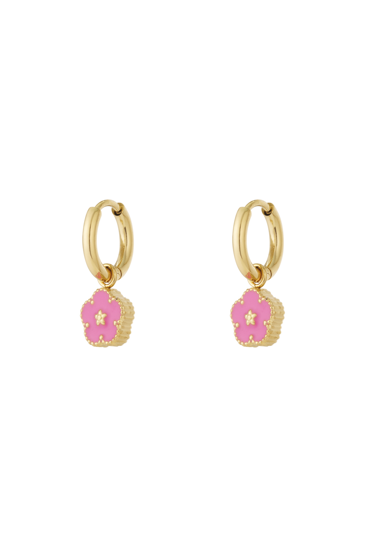 Mini pendientes de flores 2