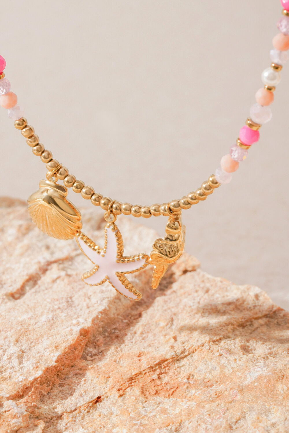 Collana rosa sea babe h5Immagine5