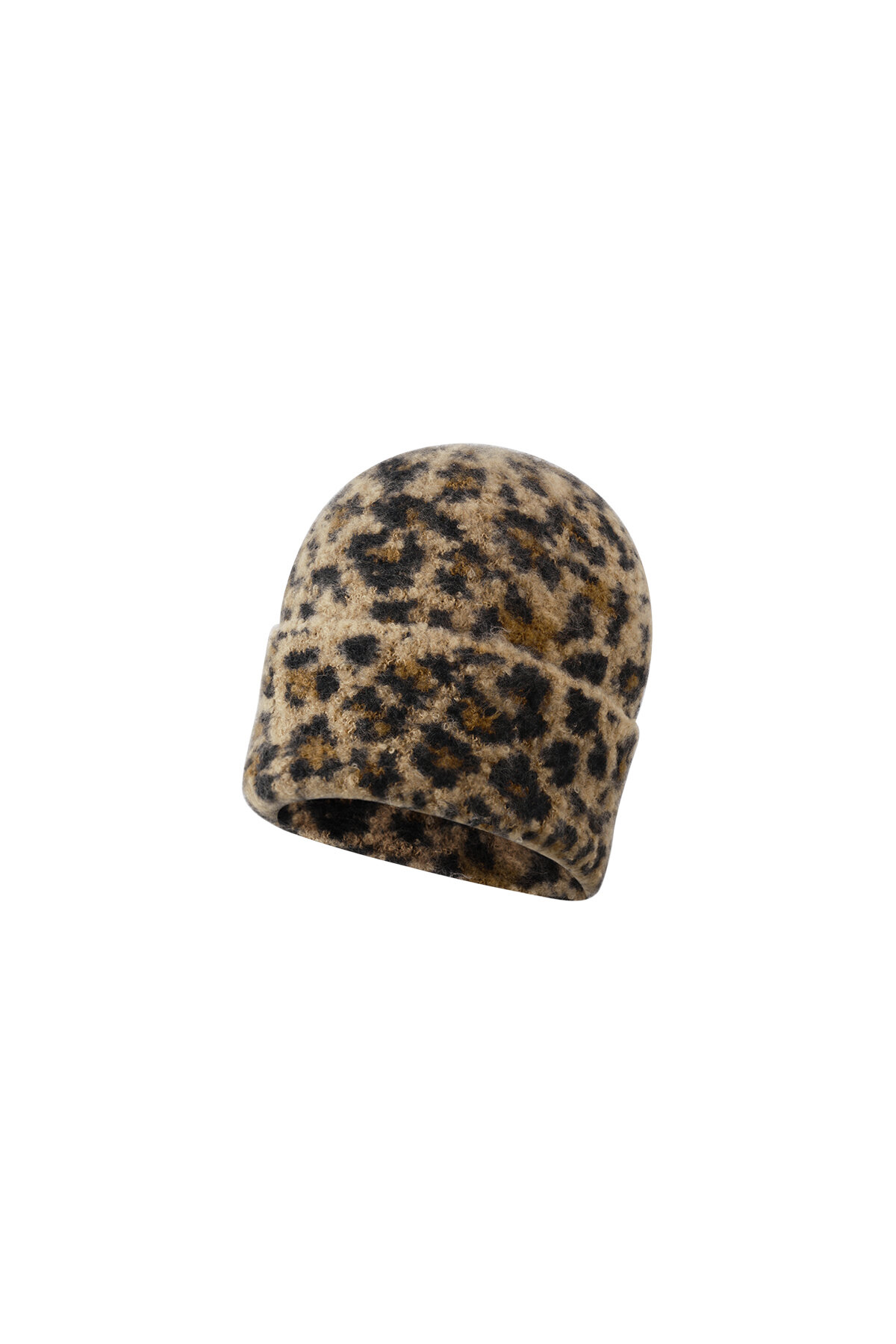 Şapkalar Leopar Desenli Günlük Polyester Aksesuarlar 2