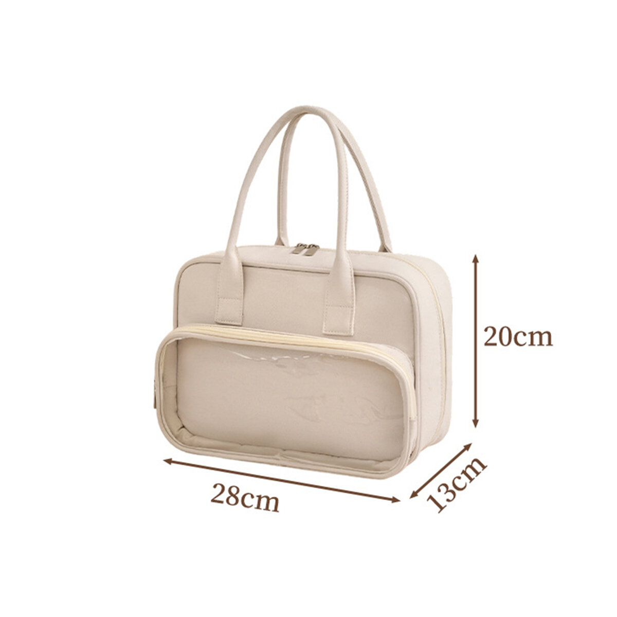 Simple Series Simple Solid Color Makeup Bags h5 Picture6