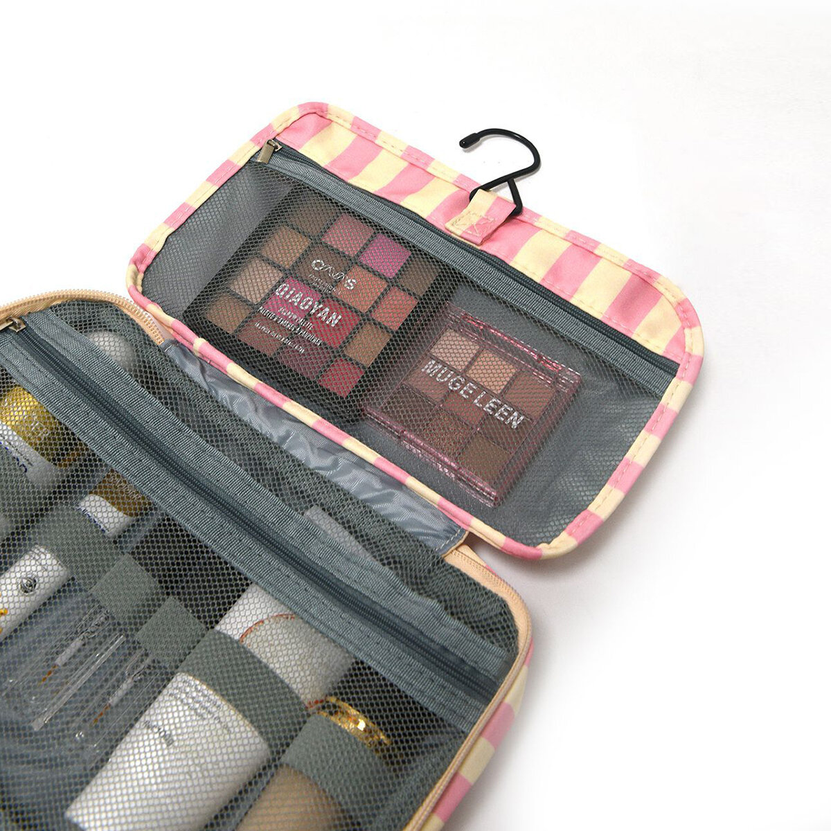 Casual Stripe Pattern Polyester Women's Makeup Bags Picture5