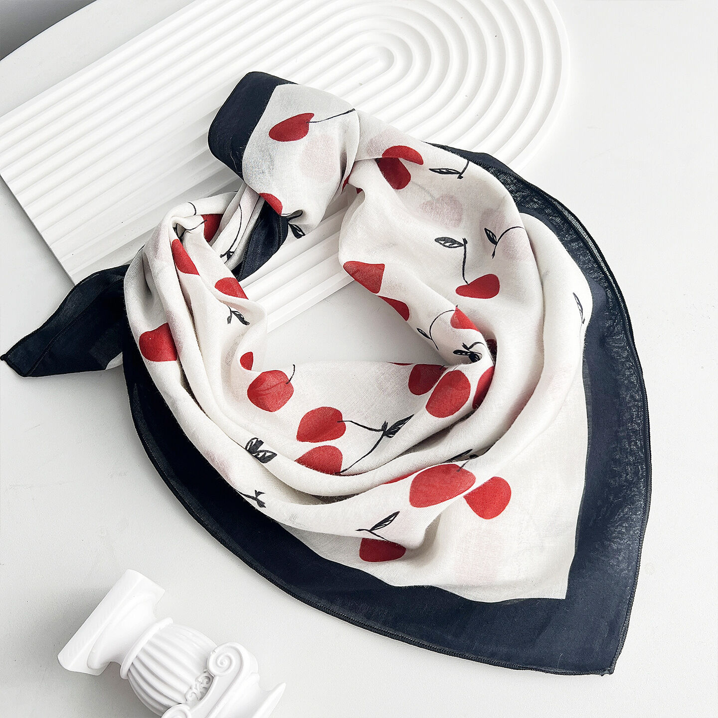 Cotton Sweet Fruit Pattern Women's Summer Scarves h5Picture3