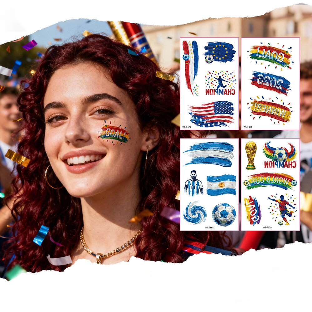 The World Cup Football Tattoo Sticker