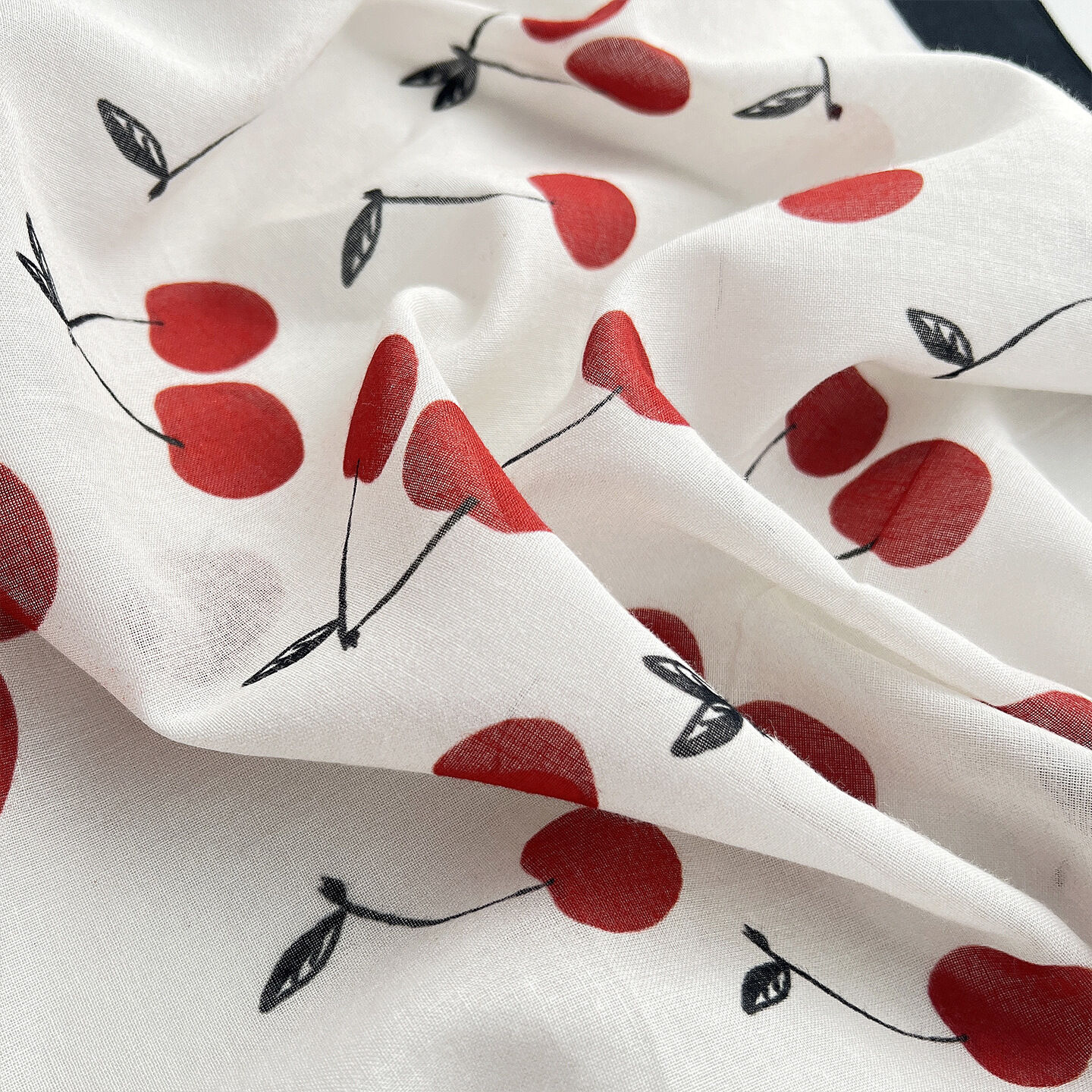 Cotton Sweet Fruit Pattern Women's Summer Scarves h5 Picture4