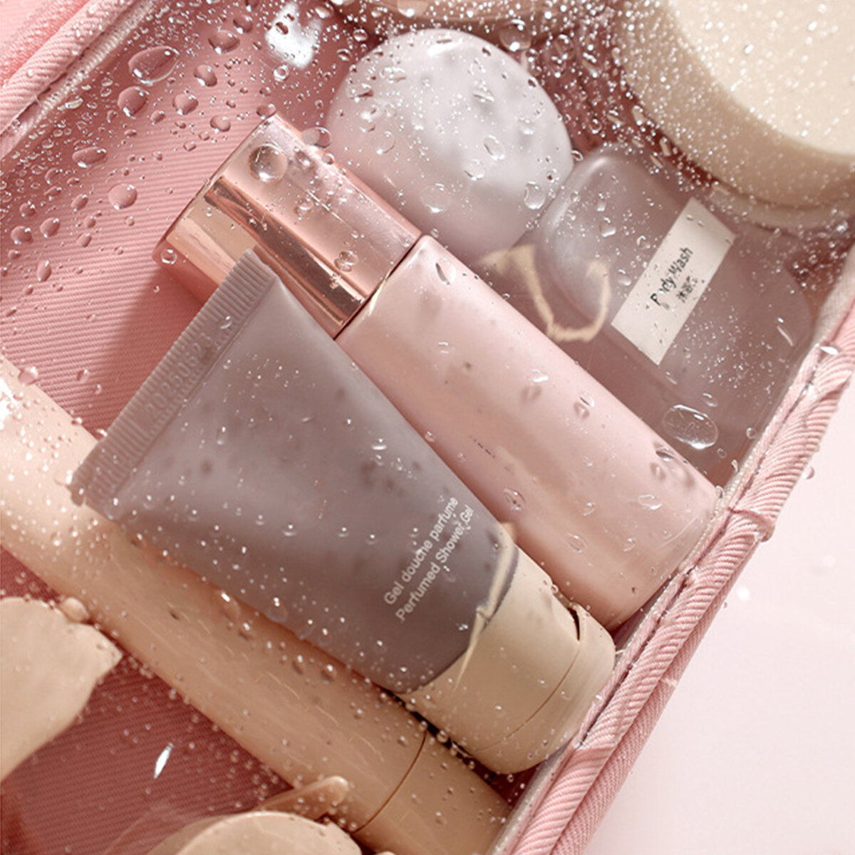 Simple Series Simple Solid Color Makeup Bags h5 Picture5
