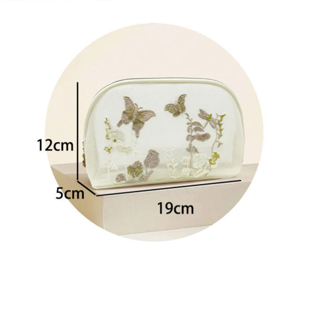 Romantic Series Elegant Flower Lace Women's Makeup Bags