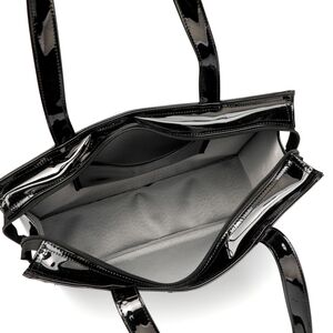 Office Style Letter Pattern Pvc Women's Tote Bag h5 Picture6