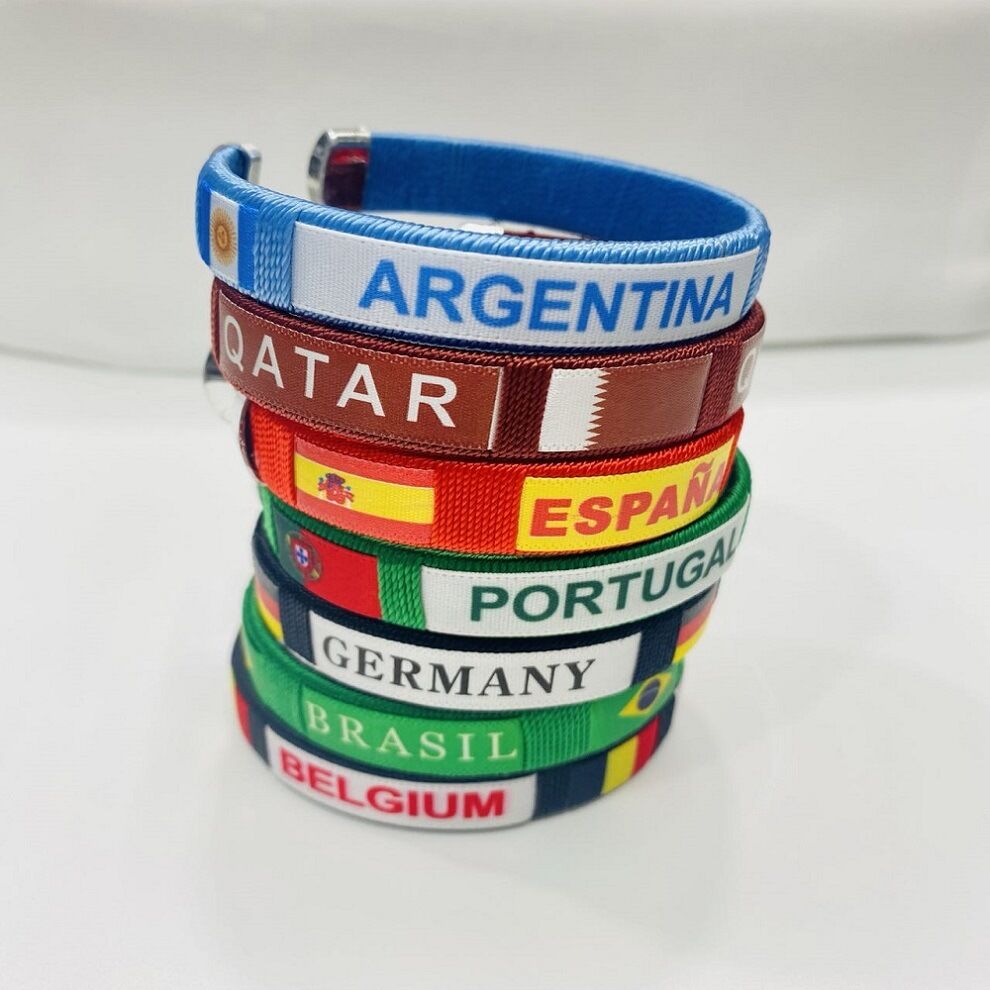 The World Cup Flag Ribbon Bracelet Picture2
