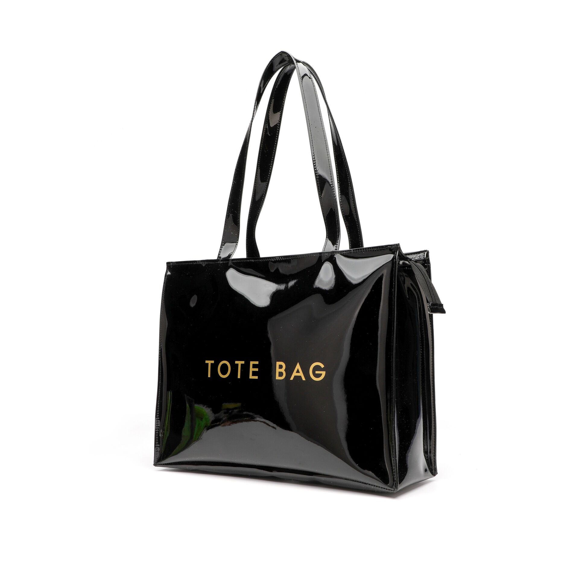 Office Style Letter Pattern Pvc Women's Tote Bag h5Picture2