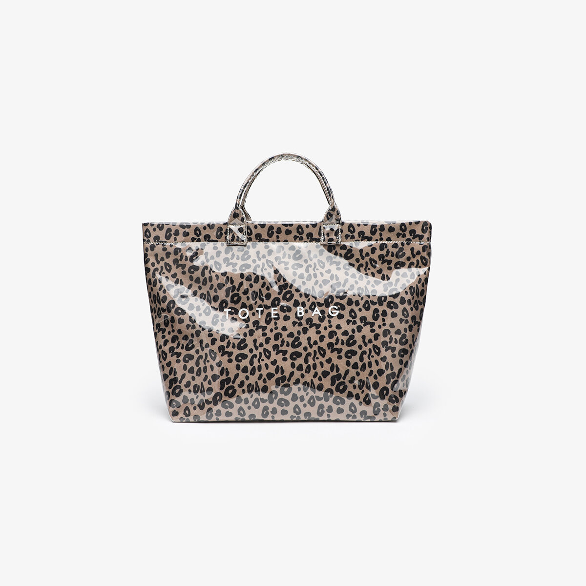 Streetwear Style Leopard Print Pvc Women's Tote Bag