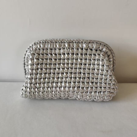 Parisian Chic Style Woven Solid Color Women's Clutches