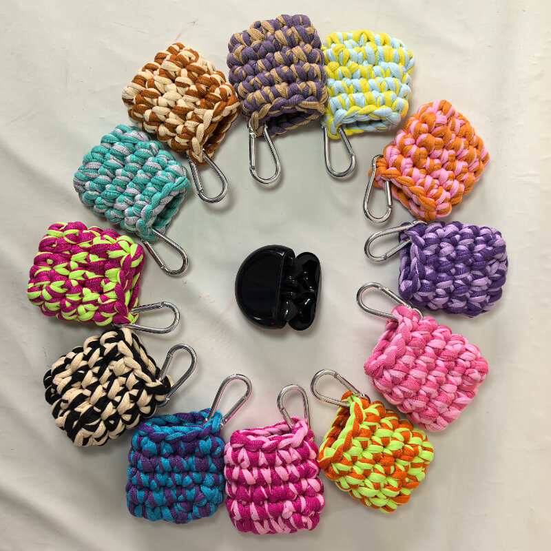 Woven Mixed Color Earphone Case h5Picture2