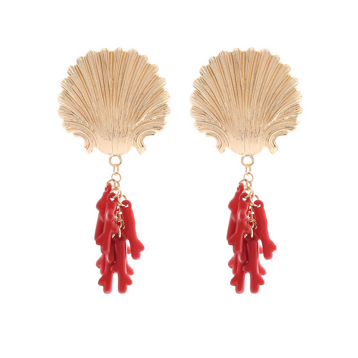 Ethnic Series Vacation Oceanic Style Shell Resin Women's Dangle Earrings