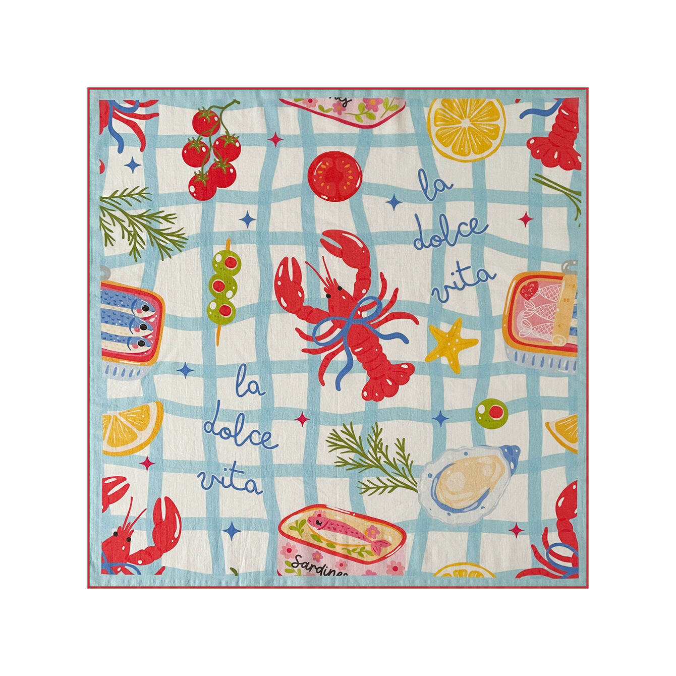 Sciarpe estive da donna in cotone stile oceanico per le vacanze