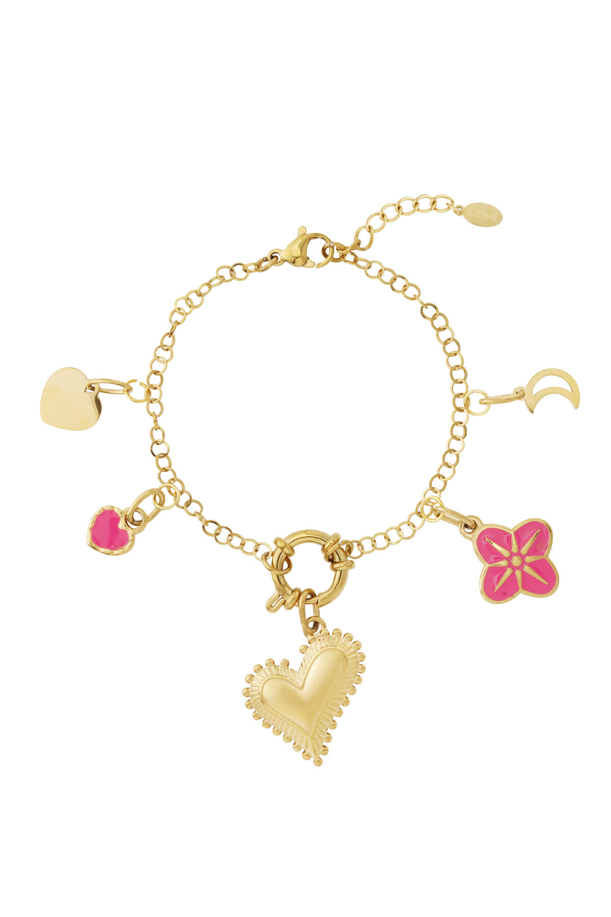 Chunky heart DIY bracelet h5 Picture3