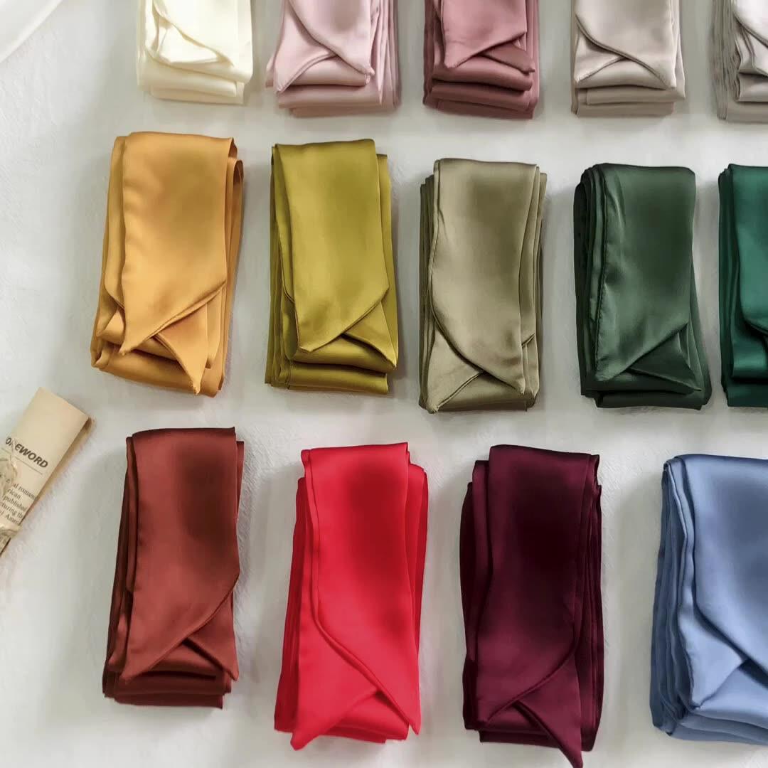1 Piece Classic Solid Color Polyester Women's Bandana