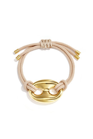 Satin cord bracelet with button detail h5 Picture3