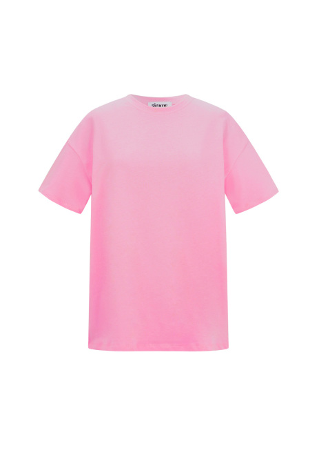 Cotton Women's T-Shirt Oversized Graphic Print 2