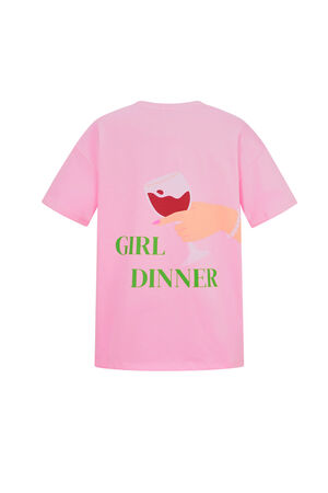 Cotton Vrouwen T-shirt Oversized Grafische Print h5 Afbeelding4