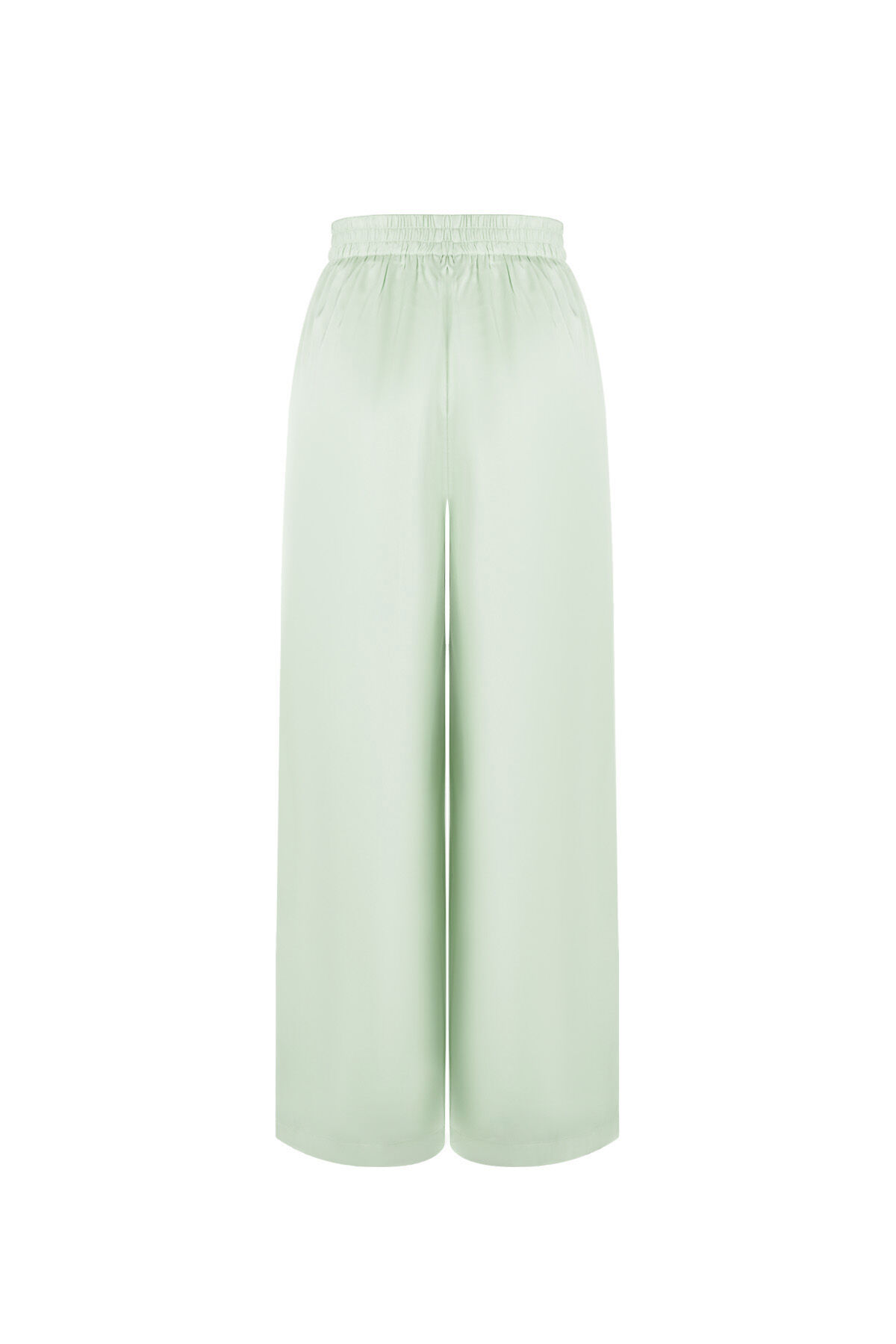 Woven Polyester Fiber Women's Straight Pants Casual Solid Color h5Picture10