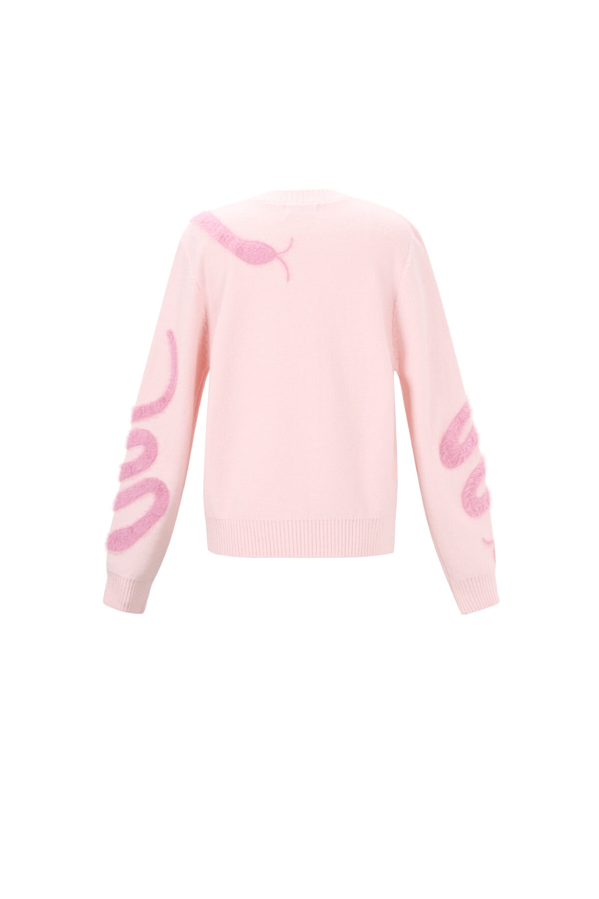 Knitted Polyester Fiber Women's Knit Sweaters Casual Color Clash Picture3