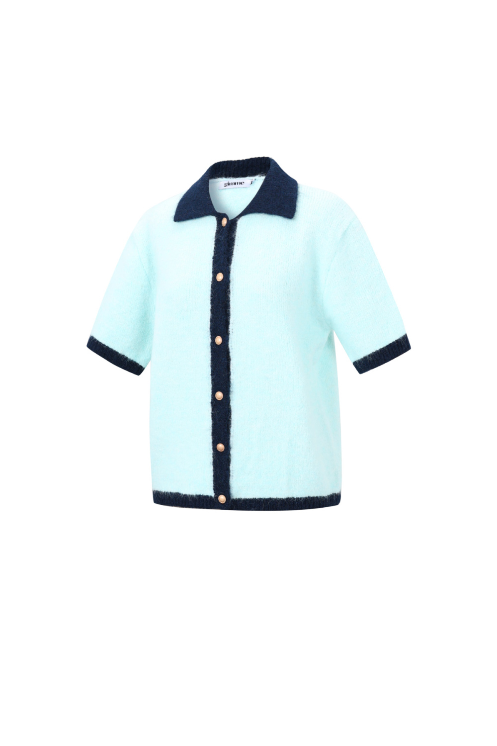 Cardigan De Fibra De Poliéster Tejido Para Mujer Estilo Casual Contraste De Colores Imagen2