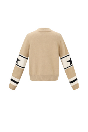 Knitted Polyester Fiber Women's Knit Sweaters Casual Letters h5 Picture3