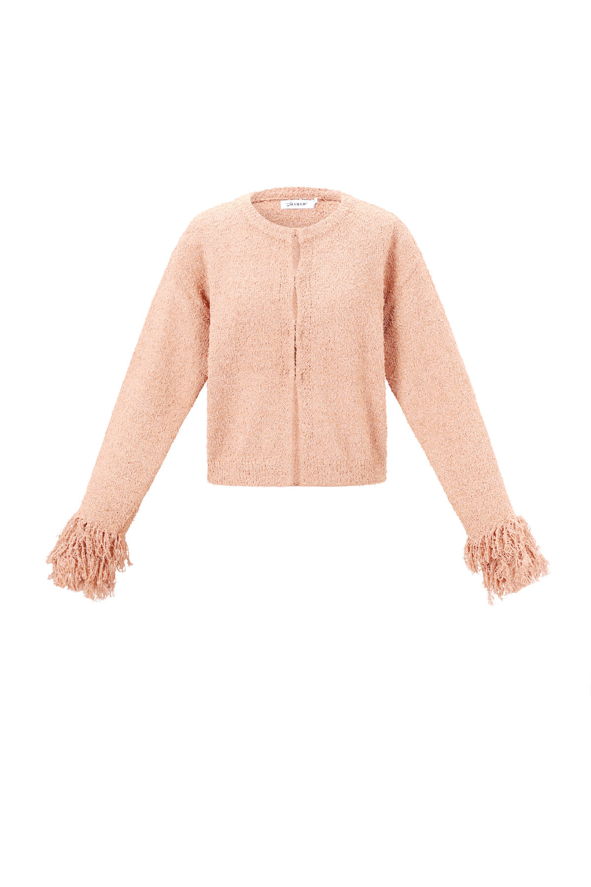 Knitted Polyester Fiber Women's Cardigan Casual Solid Color Fall/Winter h5 Picture13