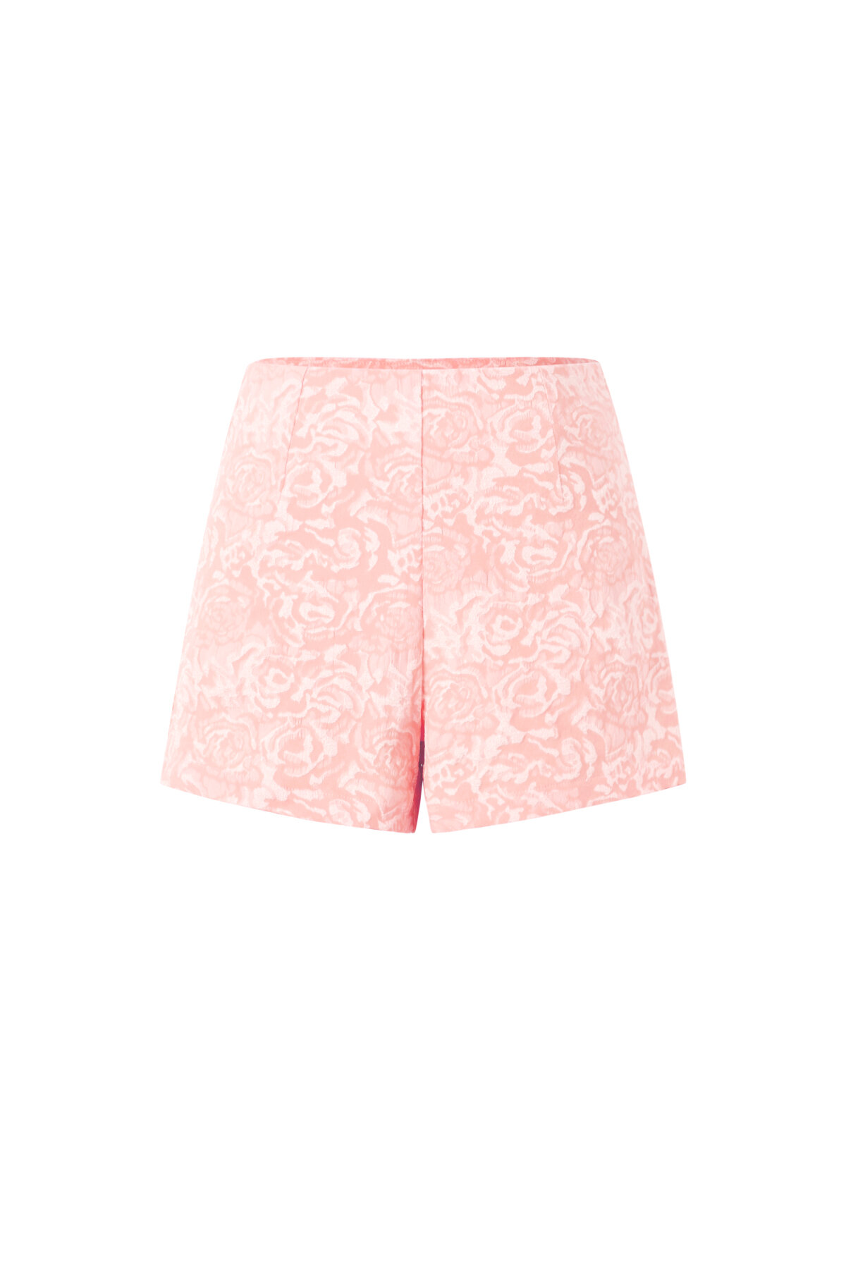 Woven Polyester Fiber Women's Shorts Elegant Floral Print 