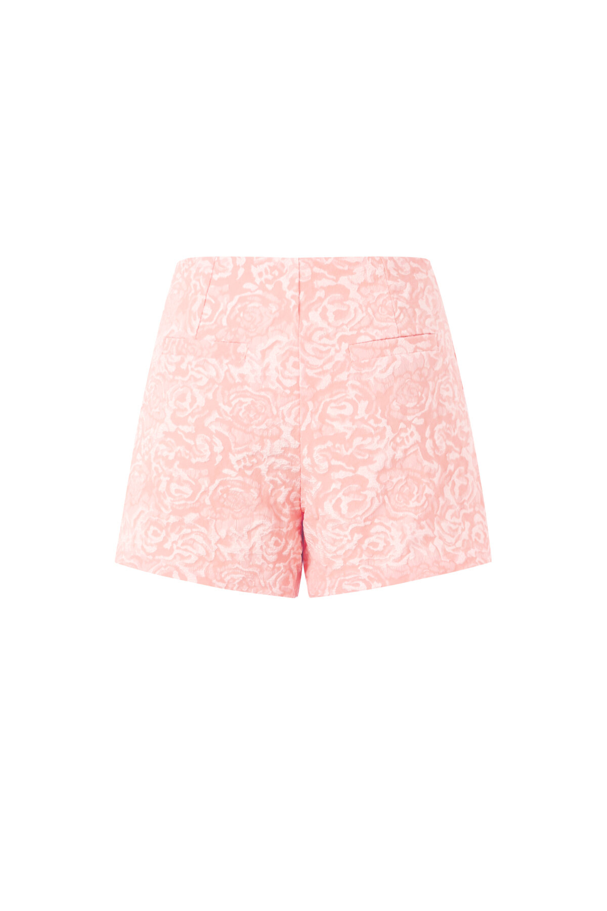 Woven Polyester Fiber Women's Shorts Elegant Floral Print Picture3