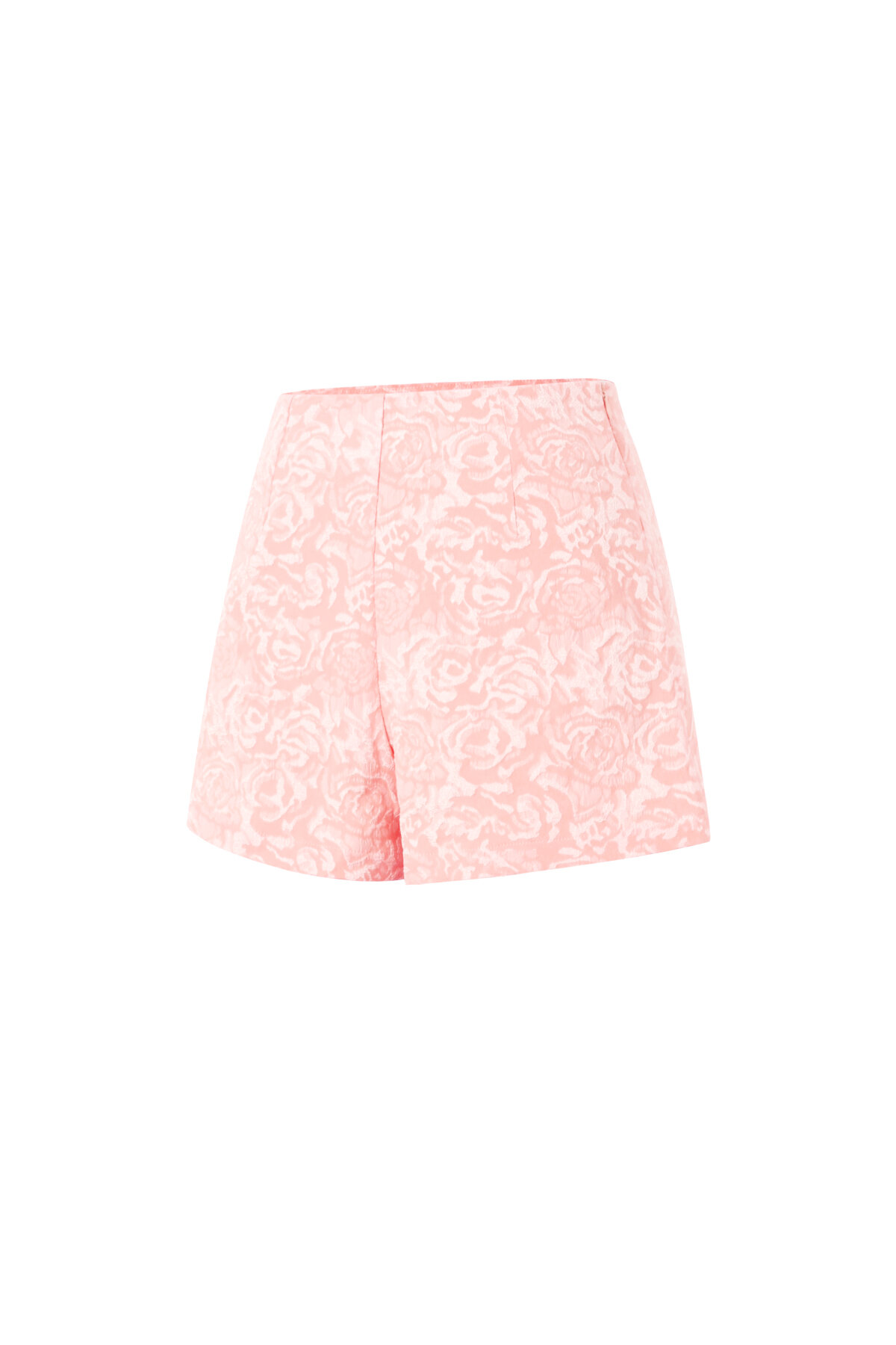 Woven Polyester Fiber Women's Shorts Elegant Floral Print Picture2