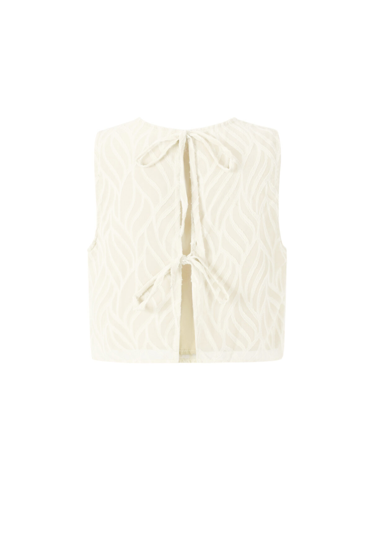 Woven Polyester Fiber Women's Sleeveless Tops Elegant Botanical 2-piece Set h5 Picture3